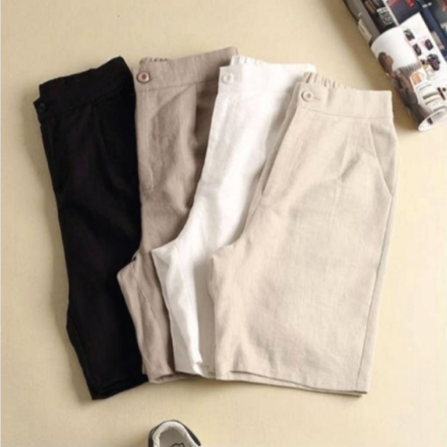 Quần Ngố Cạp Khuy Lưng Chun Siêu Mát Zinti QN04