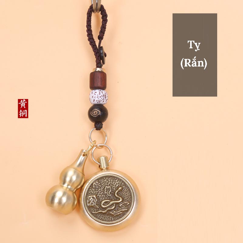 Móc Khoá Ô Tô 12 Con Giáp Dây Dù -  Phong Thuỷ,Mang Lại May Mắn Tài Lộc VER 1 CarZone.Top