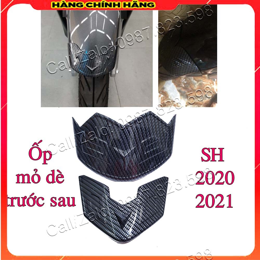 Bịt mỏ, Bịt Đuôi SH 2020 - 2022 Carbon; Ốp mỏ dè SH Việt 2020 - 2021-22 Sơn Vân Carbon