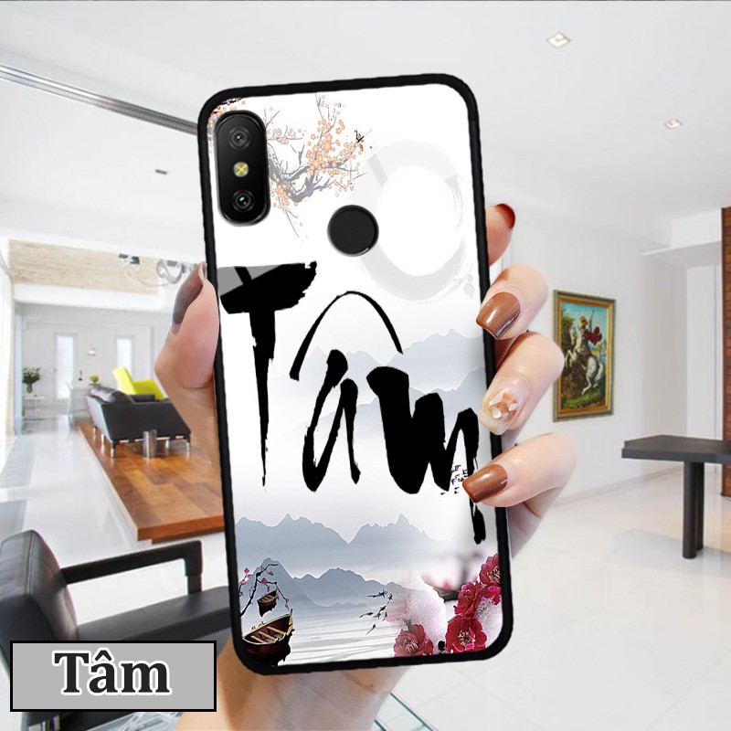 [Mã ELORDER5 giảm 10k đơn 20k] Ốp lưng Xiaomi Mi A2 Lite-in chữ thư pháp