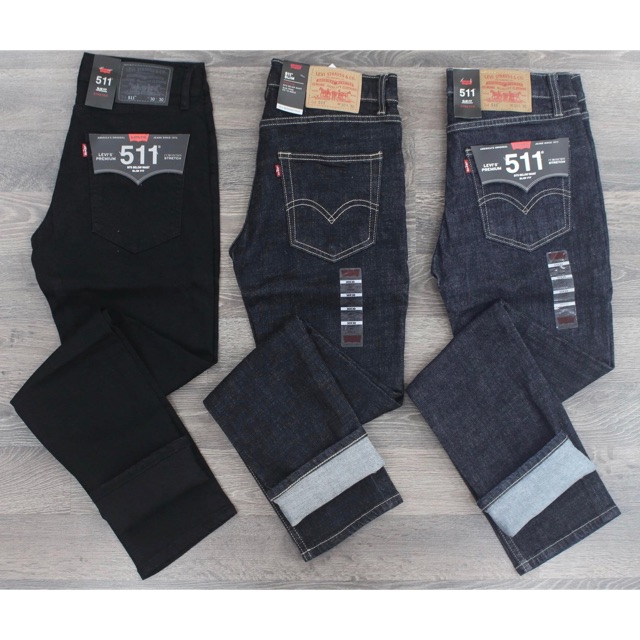 Quần bò nam xuất dư LE511 thời trang Quần jean dài nam slimfit zin co dãn đẹp Ống đứng cao cấp HAIAN JEAN | BigBuy360 - bigbuy360.vn