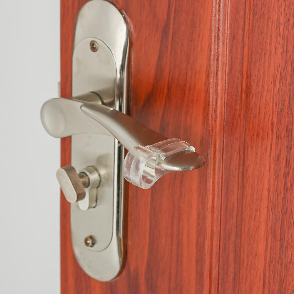 Miếng Chặn Cửa Bằng PVC Trong Suốt Chống Va Chạm Tiện Dụng