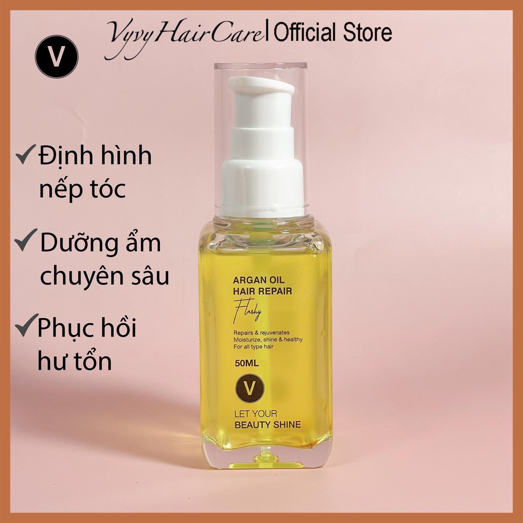 Combo Mềm Mượt Cấp Tốc, Phủ Bóng Và Giữ Nếp, Dưỡng Ẩm Bảo Vệ Tóc Combo 19 Vyvyhaircare V150ml