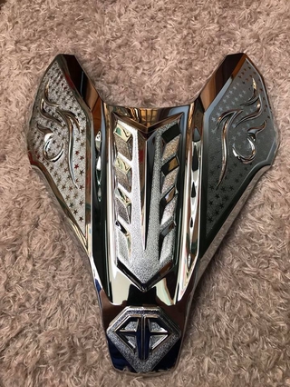 Ốp mặt nạ lớn mạ crom cho xe air blade 2016 2017 2018 2019