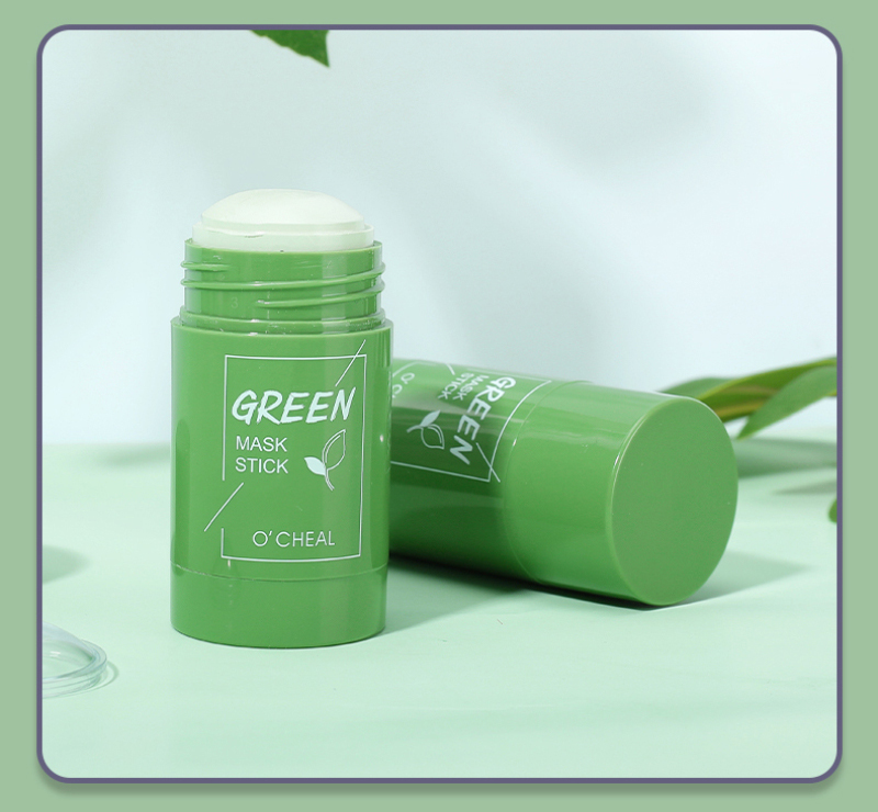[NEW DESIGN] Mặt nạ sạch Beauty Skin Green Tea Clean Face Mask Stick Làm sạch lỗ chân lông Bụi bẩn Dưỡng ẩm Dưỡng ẩm làm trắng da mặt RTS