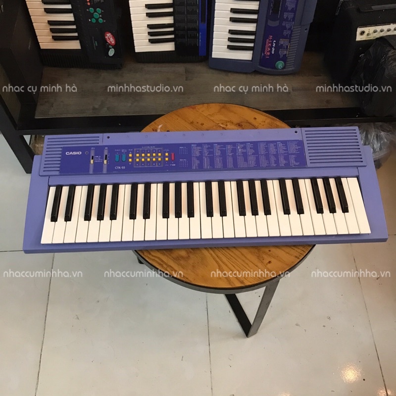 Organ Casio CTK-55, đã qua sử dụng, chơi tốt mọi chức năng.