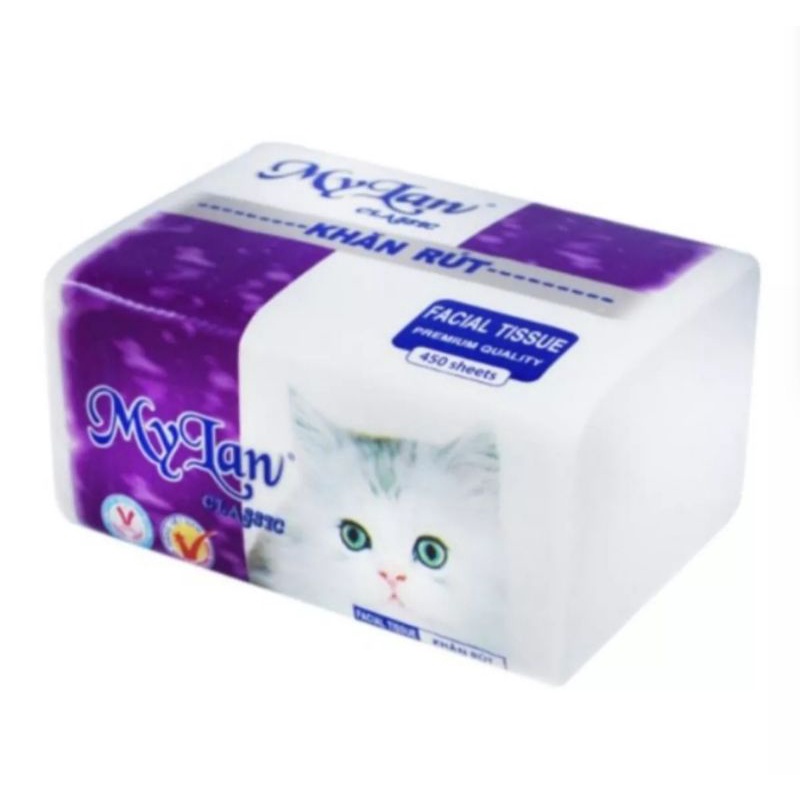 1 gói giấy ăn rút My Lan con mèo  siêu dai.