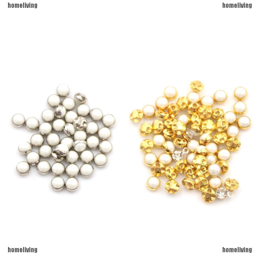 Set 20 Nút Ngọc Trai Mini Làm Đồ Thủ Công DIY