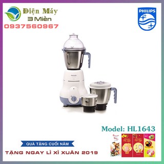 (Giá Tốt Mỗi Ngày) Máy Xay Đa Năng Philips HL1643 - Chính Hãng