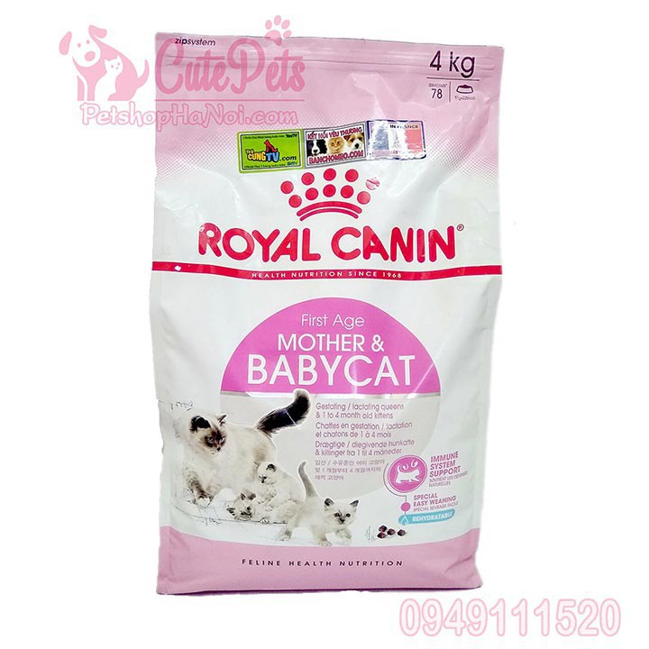 [ Hàng Hot ] 😻 Royal Canin BabyCat 34 1kg - Thức ăn cho mèo con - CutePets Phụ kiện chó mèo Pet shop Hà Nội