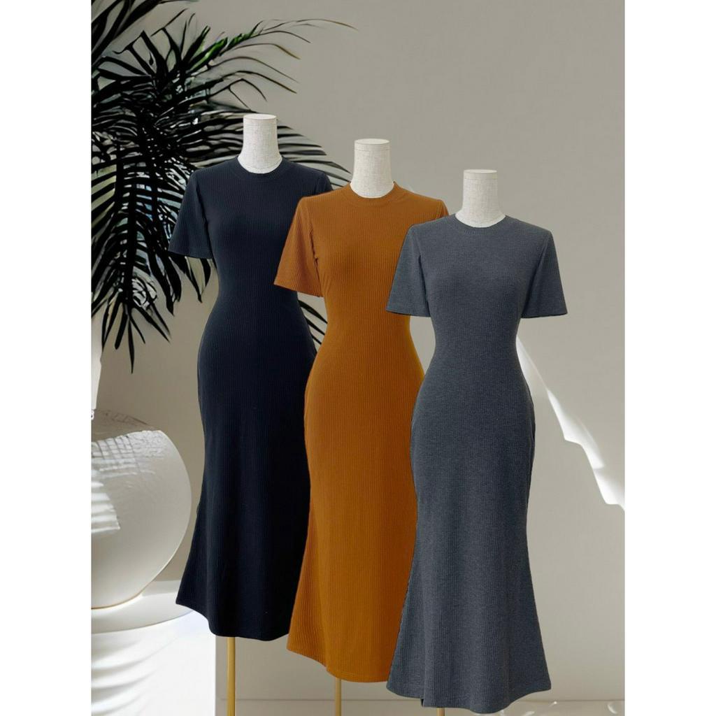 Đầm thun đuôi cá - BODY 01, Chất thun co giãn thoải mái, style đơn giản được lòng chị em nhà mình nhất