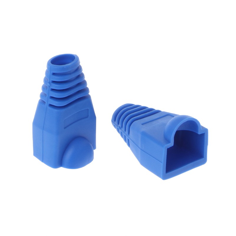 Set 100 Đầu Bọc Bảo Vệ Dây Cáp Mạng Cat5E Cat6 Rj45