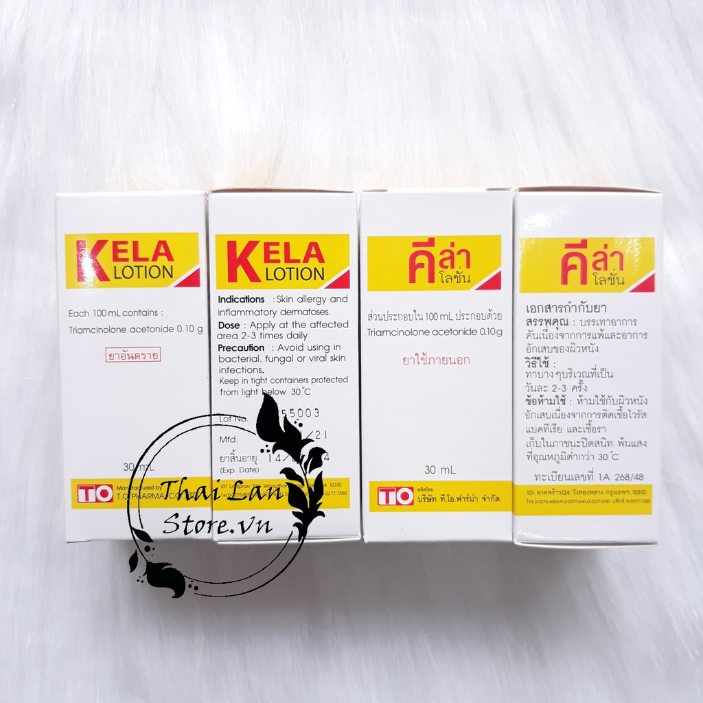 KELA LOTION dành cho da viêm lỗ chân lông 30ml/ 60ml Thái Lan