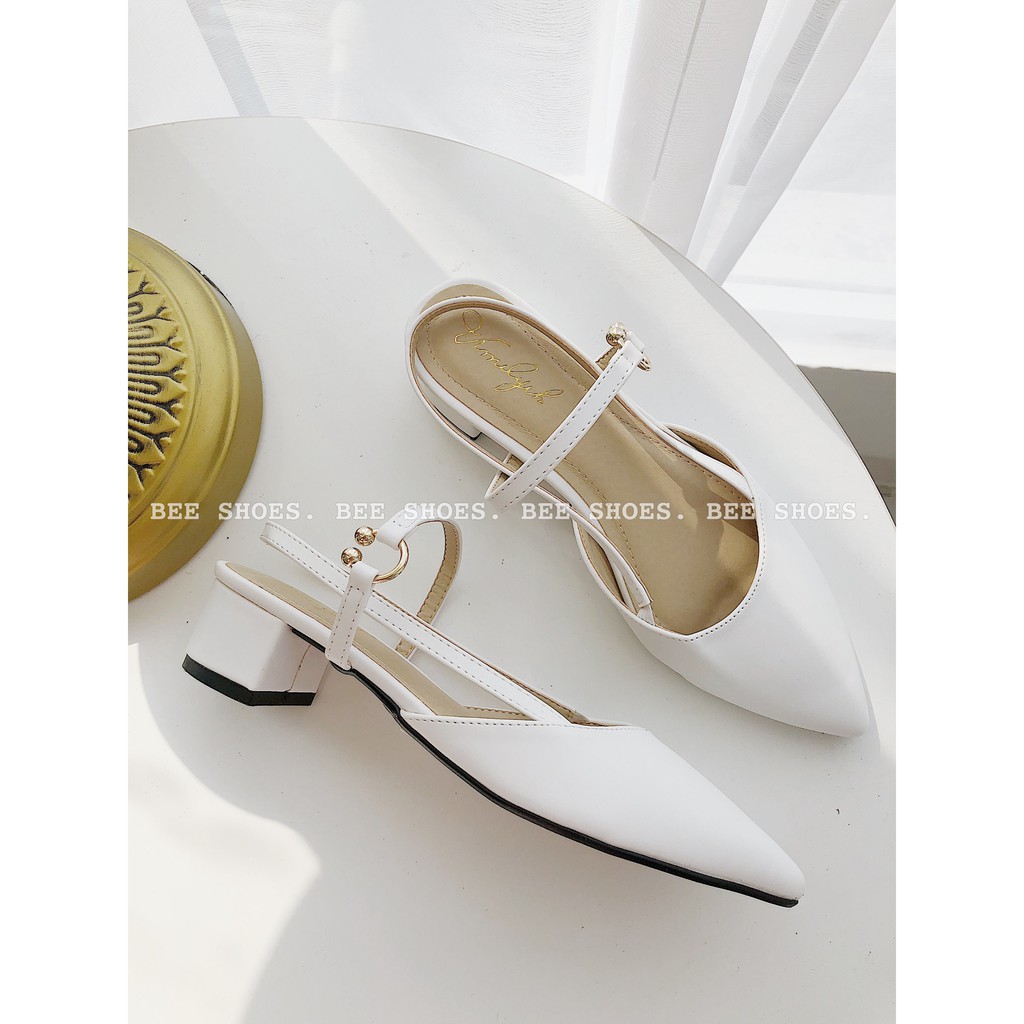 BEESHOES- SANDANL NỮ ĐẾ BỆT DA MỀM - SANDANL MŨI NHỌN MÀU ĐEN/KEM/TRẮNG-XĂNG ĐAN ĐẾ SIÊU ÊM MỀM DỄ ĐI 8006 | BigBuy360 - bigbuy360.vn