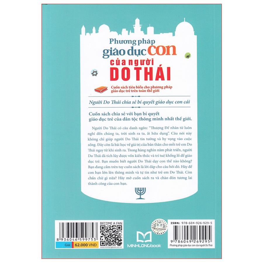 [Mã LT50 giảm 50k đơn 250k] Sách: Phương Pháp Giáo Dục Con Của Người Do Thái - TSMB