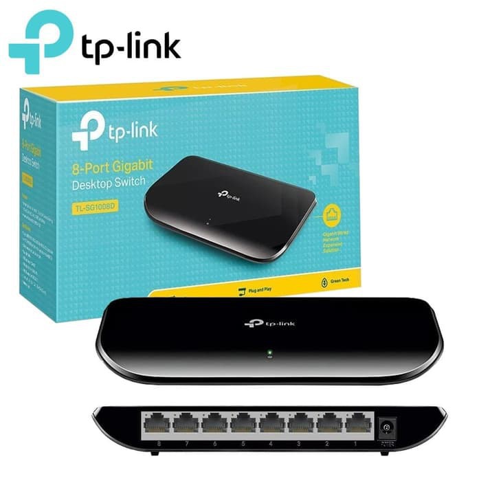 Bộ chia mạng Tplink Giga 8port - Switch Tplink SG1008D - Switch Tplink SF1008D