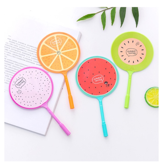 Bút quạt Trái cây và thú.