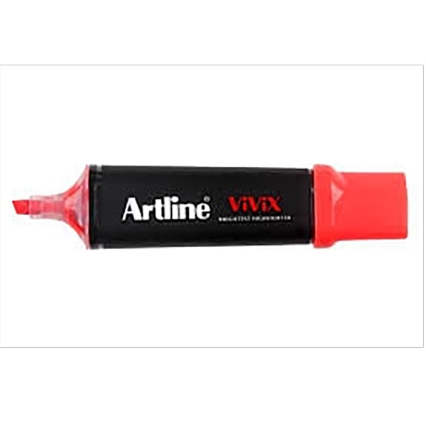 Bút Dạ Quang Đỏ Vivix - EK-670 FRD - Artline