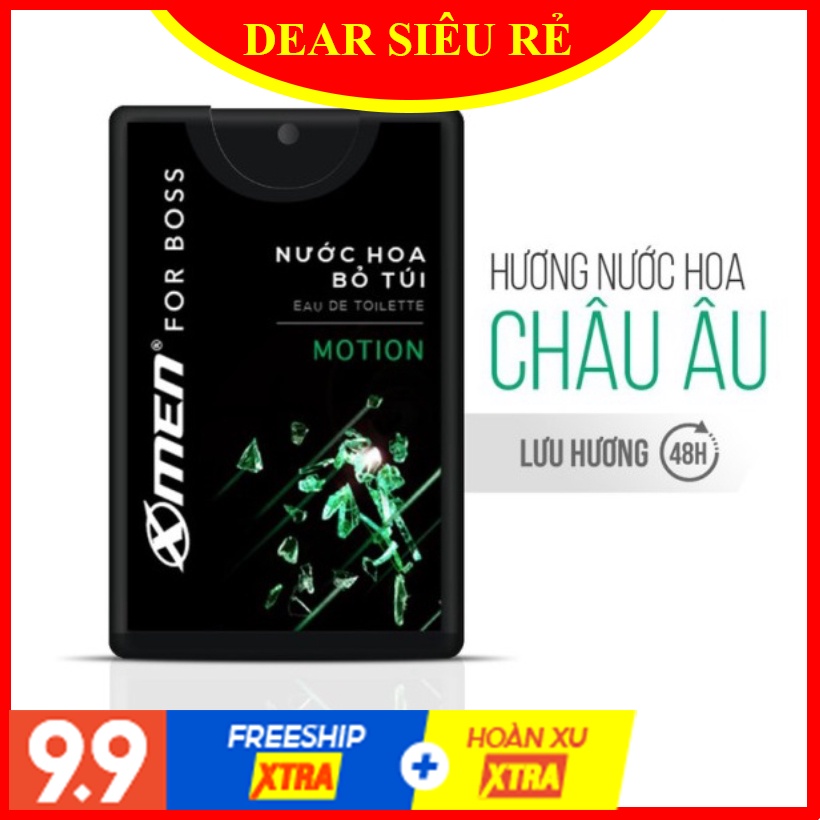 Nước hoa bỏ túi Xmen for Boss Motion 18ml