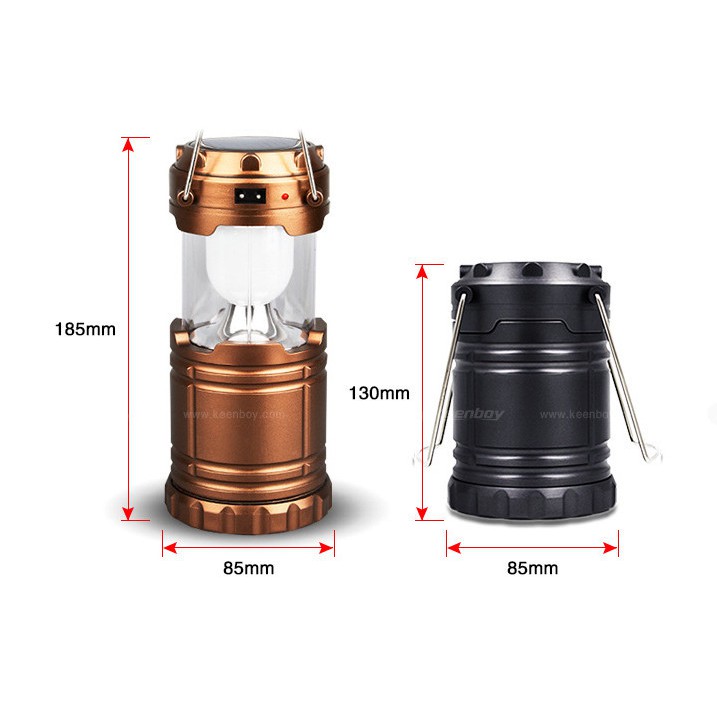 Đèn LED sạc năng lượng mặt trời 3 trong 1 có đèn pin