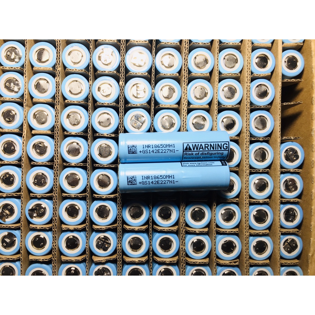 PIN LG 18650 MH1 CHÍNH HÃNG THÁO KHỐI   (DUNG LƯỢNG  3200 mAH) THÁO KHỐI
