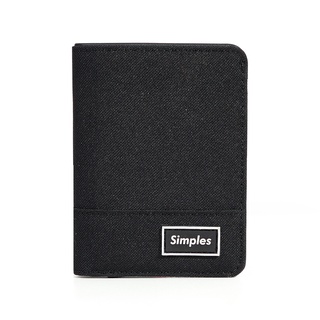 Ví VẢI & DA Simples brand Modern Wallet - Đứng