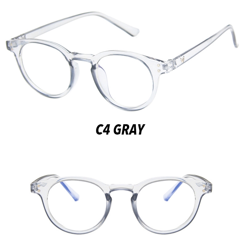 【HENGHA】COD korean fashion style anti radiation glasses for women round frame eyeglasses