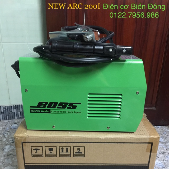 Máy hàn 🔥FREESHIP🔥 Tặng bó 20 que hàn Máy Hàn điện tử Boss ARC-200I INVERTER model NEW cao cấp