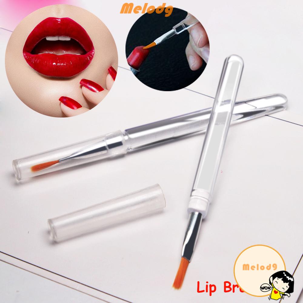 Son Môi Làm Đẹp MELODG|Cọ Trang Điểm Môi Đầu Silicone Trong Suốt Linh Hoạt Tiện Dụng