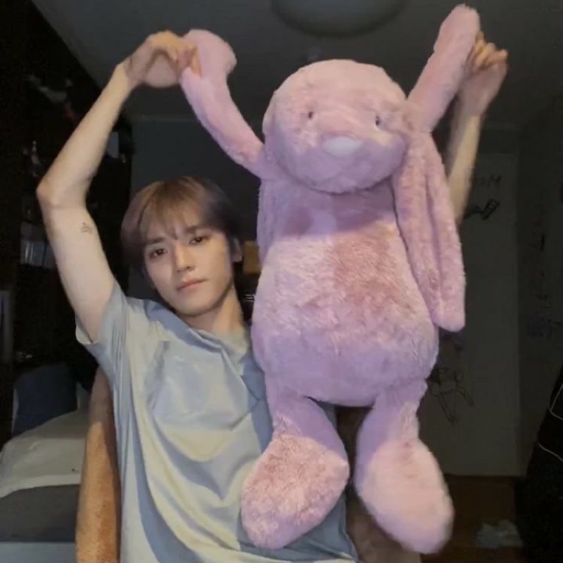 Thỏ bông jellycat tai dài chất liệu organic hàn quốc, Thỏ bông tai dài khổng lồ cho bé phong cách cute dễ thương