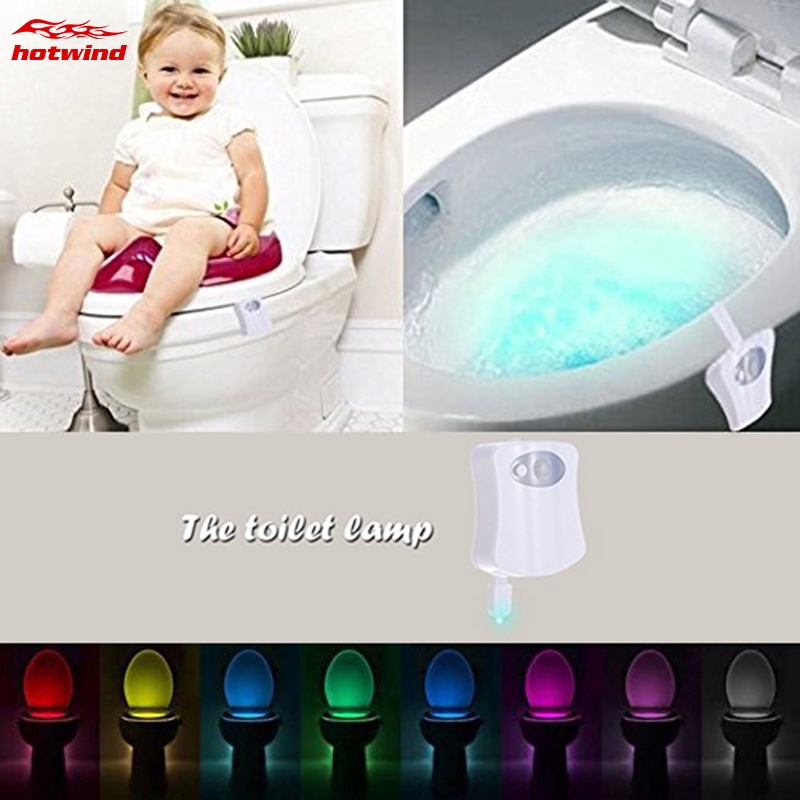 Đèn Led Cảm Biến Chuyển Động 8 Màu Cho Bồn Cầu