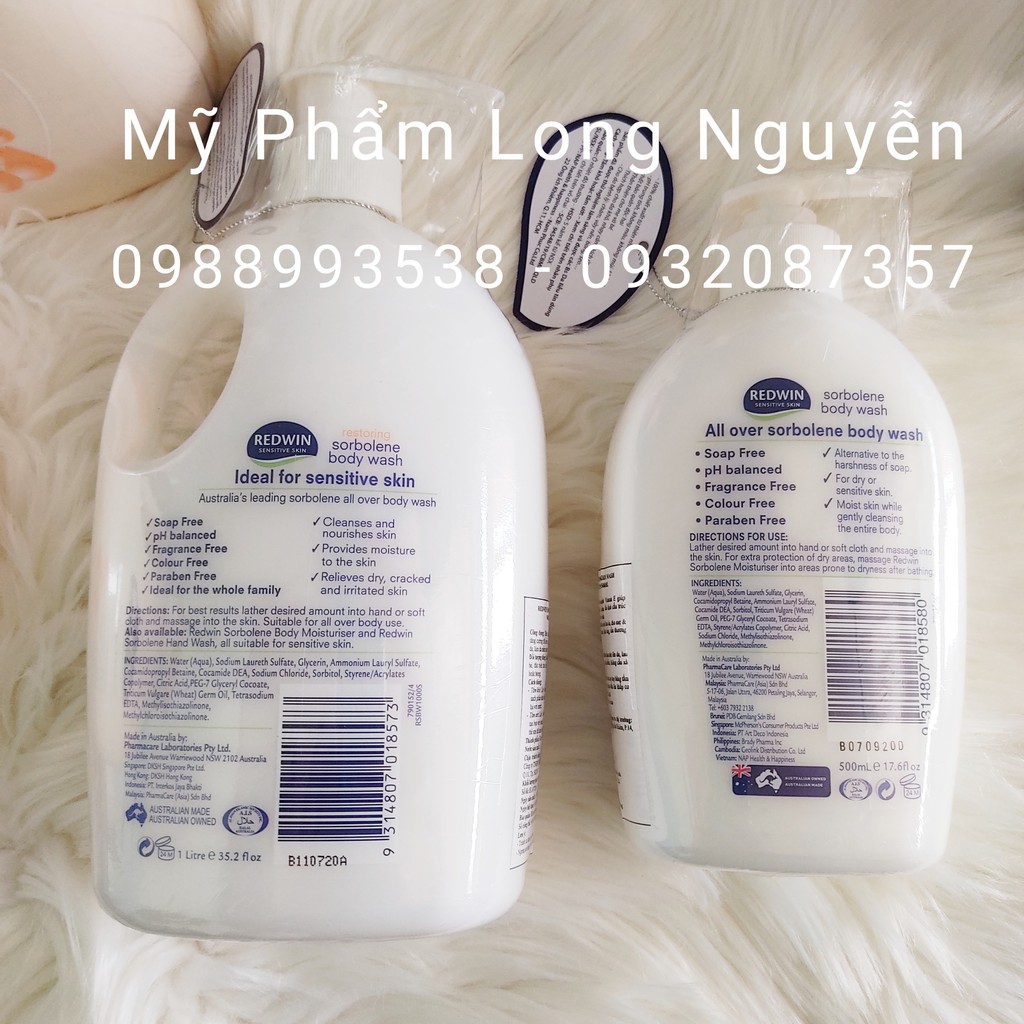 SỮA TẮM REDWIN BODY WASH 500ml