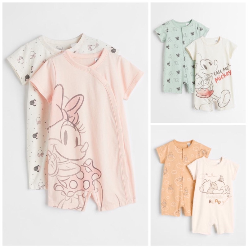 Set 2 body cotton hoạt hình vợt sale