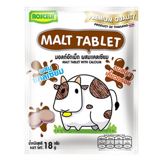 Kẹo sữa bò thái lan Milk Tablet gói 18g