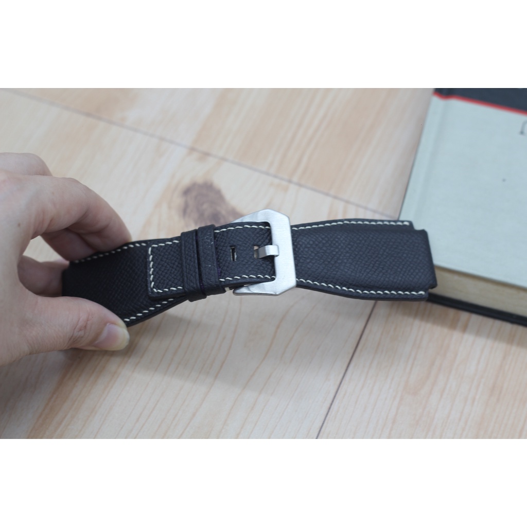 Dây Đồng Hồ Da Thật, Dây Đồng Hồ BELL&amp;ROSS Da EPSOM Cao Cấp Sang Trọng Size 24mm/24mm Sản Phẩm Kèm Khóa+Tool Tháo+Chốt