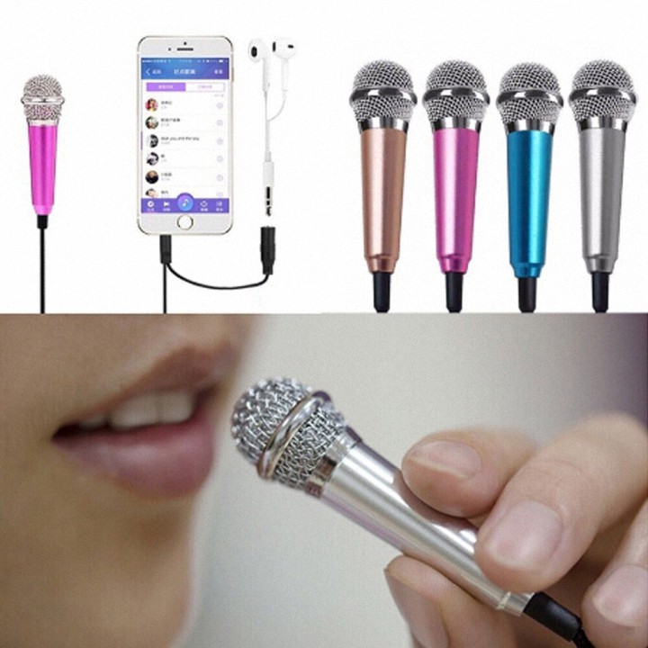 Micro Mini Hát Karaoke Trên Điện Thoại Nhỏ Gọn