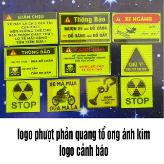 COMBO TEM XE CẢNH BÁO