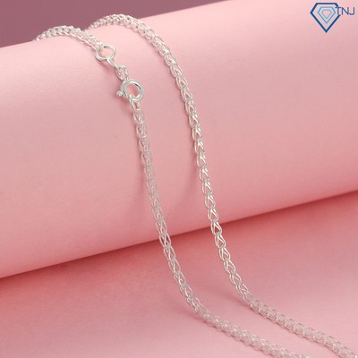Dây chuyền nữ bạc thật không mặt đẹp giá rẻ DNK0011 Trang Sức TNJ