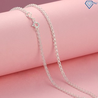 Dây chuyền nữ bạc thật không mặt đẹp giá rẻ DNK0011 Trang Sức TNJ