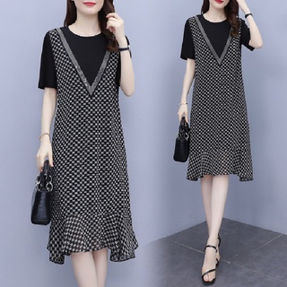 Đầm Chiffon Plus Size Đính Đá Thời Trang Dành Cho Nữ