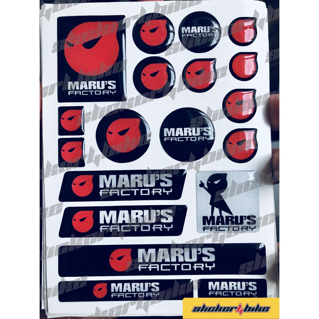 Sticker4Bike - Sticker Maru's Phản Quang Siêu Đẹp | BigBuy360 - bigbuy360.vn