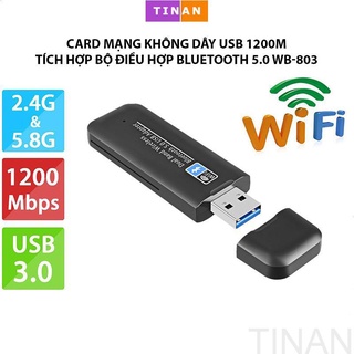 Mua Card Mạng Không Dây USB 1200M  Tích Hợp Bộ Điều Hợp Bluetooth 5.0 WB-803