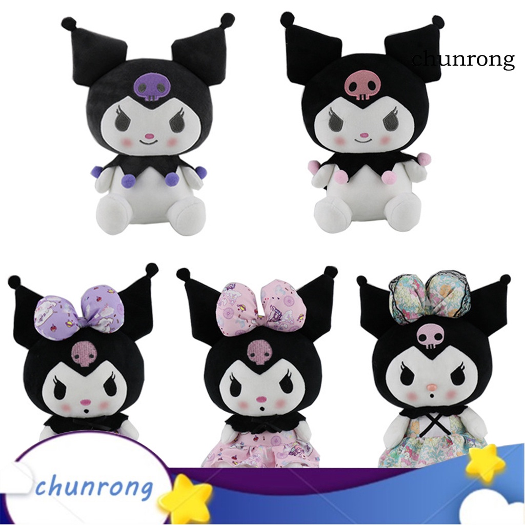 Cr Đồ Chơi Búp Bê Nhồi Bông Kuromi Melody Chống Biến Dạng Bằng Cotton Hàng Ngày