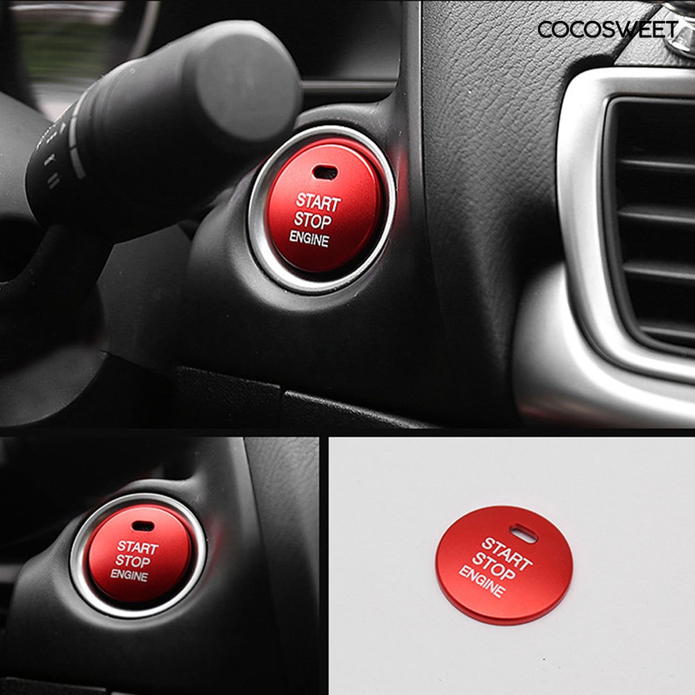 Lễ hội🚚🚚 Ốp trang trí nút khởi động cho xe hơi Mazda Schedule cx-3-4-5 Tesso