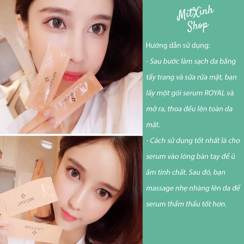 (Lẻ 1 miếng) Tinh chất NHAU THAI ROYAL - ĐỈNH CAO CỦA DƯỠNG ẨM, DƯỠNG TRẮNG VÀ CHỐNG LÃO HOÁ | BigBuy360 - bigbuy360.vn