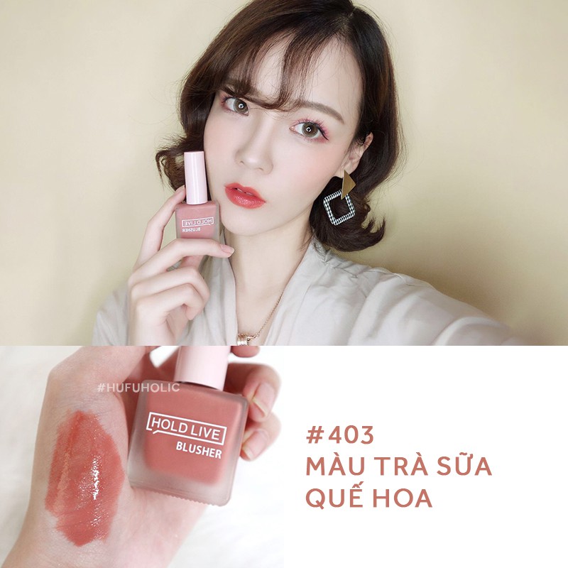 HOLD LIVE - Phấn má dạng lỏng liquid blush juicy hold live blusher 403 HOLDLIVE | Thế Giới Skin Care