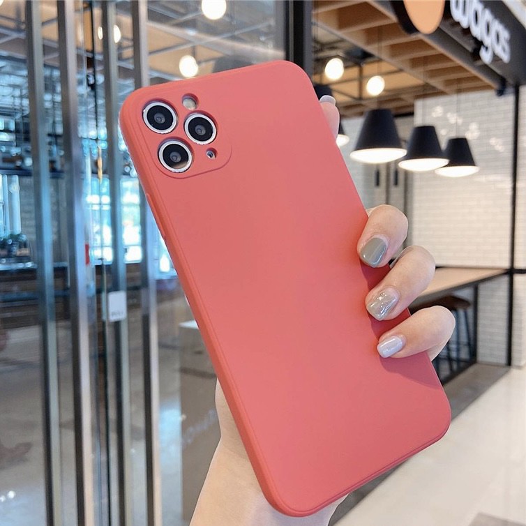 Ốp lưng chống bẩn viền vuông giả iphone 12 cho iPhone 6, 6S Plus, 7 Plus, 8 Plus, XS Max, XS,11,11 Pro max
