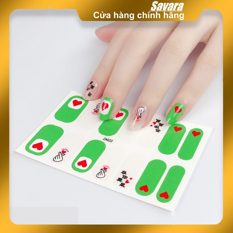 Hình dán móng 14 miếng Z/A022