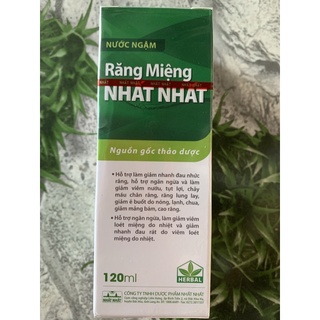 Nước ngậm răng miệng nhất nhất. hiệu quả nhanh.