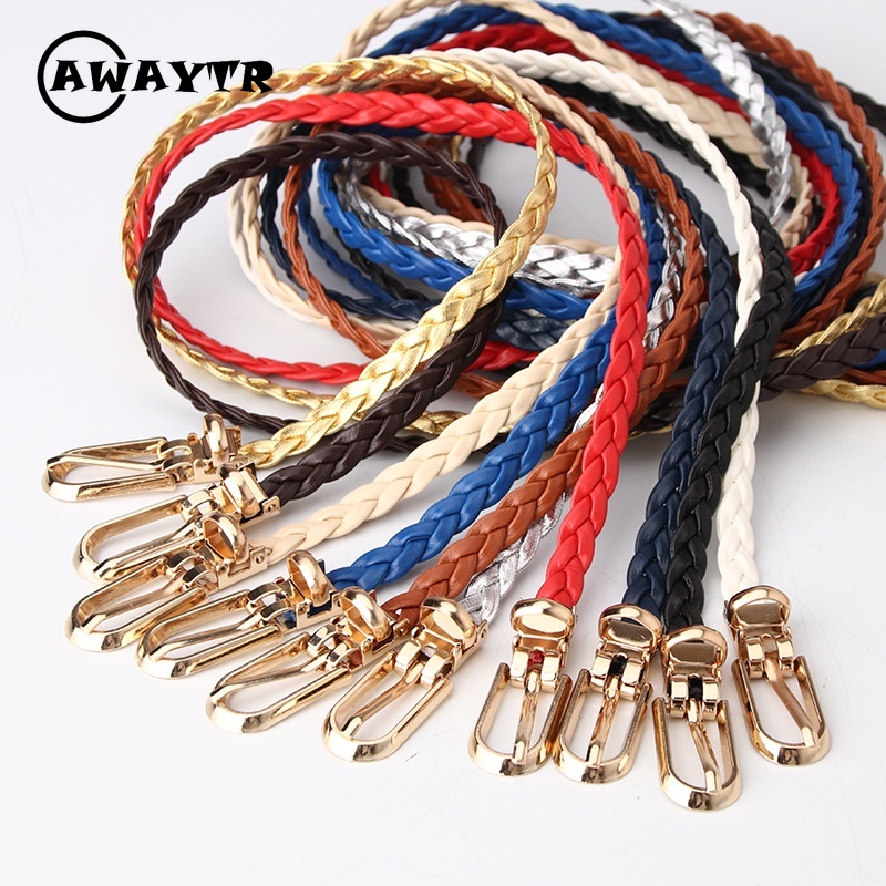 Thắt Lưng Dây Bện Kiểu Dáng Đơn Giản Thời Trang Cho Nữ